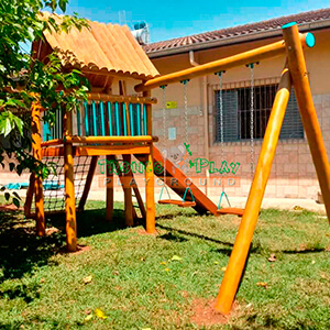 Playground Casinha Do Tarzan para Escolas